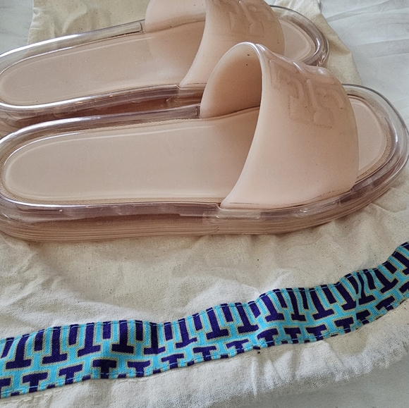Tory burch bubble jelly slides - Picture 3 of 4